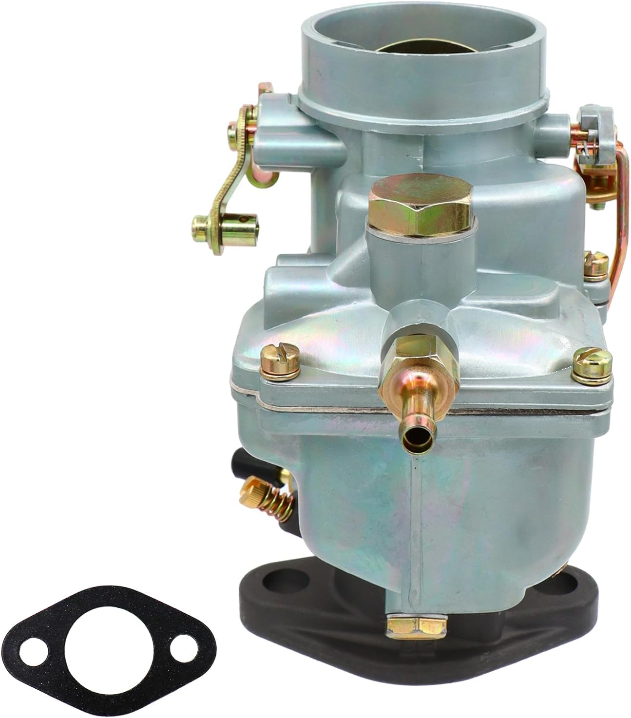 New 1 Barrel Carburetor 37-67 Replace for Rochester B BC carb 1V 216 C.I. up thru 261 cubic inch 1937-1967 for Chevrolet 6 Cyl engines carb with manual choke