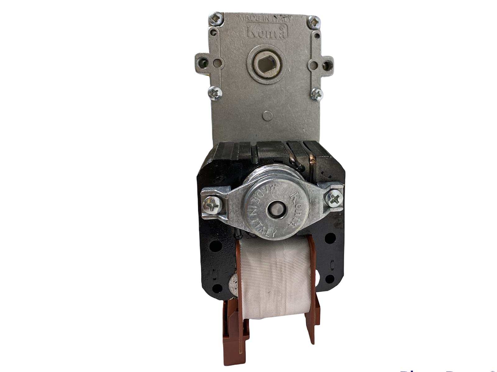 ERICAMBI, Motoriduttore K9117057 Kenta serie 911 per Stufe a Pellet, Velocità 2rpm, Pacco Lamellare 40mm, Ø Albero 8,5mm, Senso di Rotazione Antioraria, Spianatura Doppia, Edilkamin
