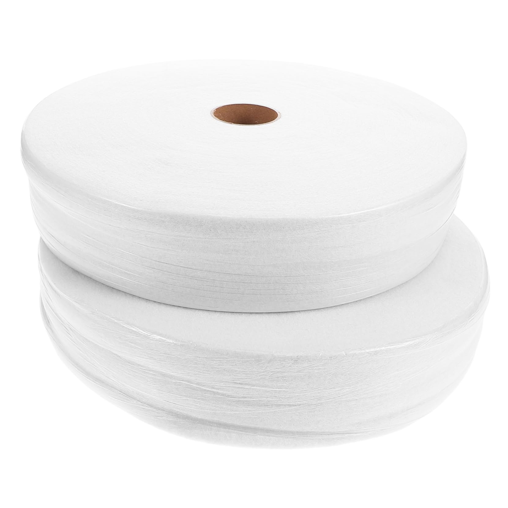 Homoyoyo 2 Rolls Cotton Batting for Quilts Carpets and Handicrafts Needle Punched Cotton Roll for Sewing DIY and Creative Projects Soft Padding