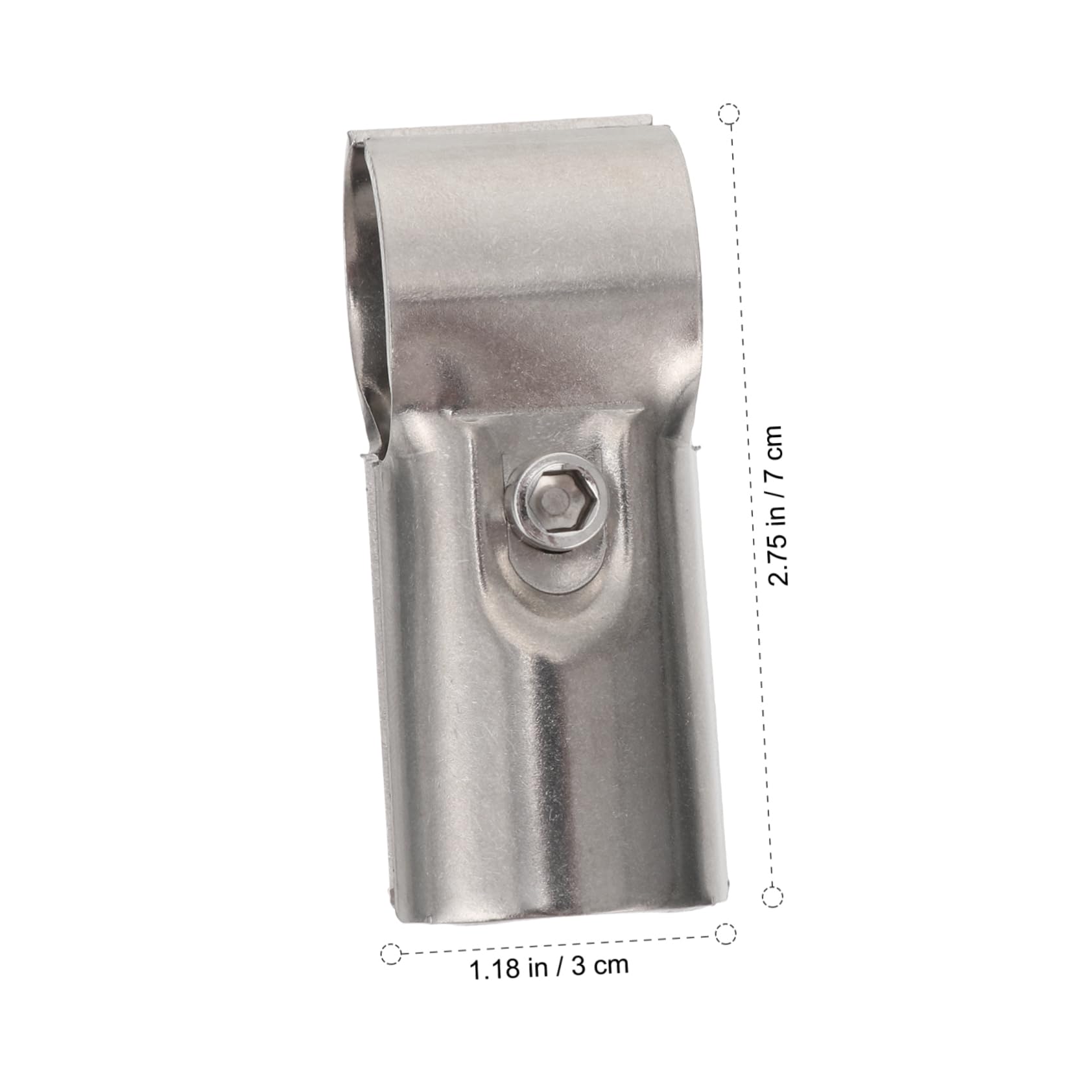 Ciieeo 5Pcs Curtain Rod Connectors Extension Connectors for Clothes Rail Heavy Duty Design for Wardrobe Closet Bathroom and Laundry Use