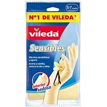 Vileda 112167 Sensitive Gloves, Size S