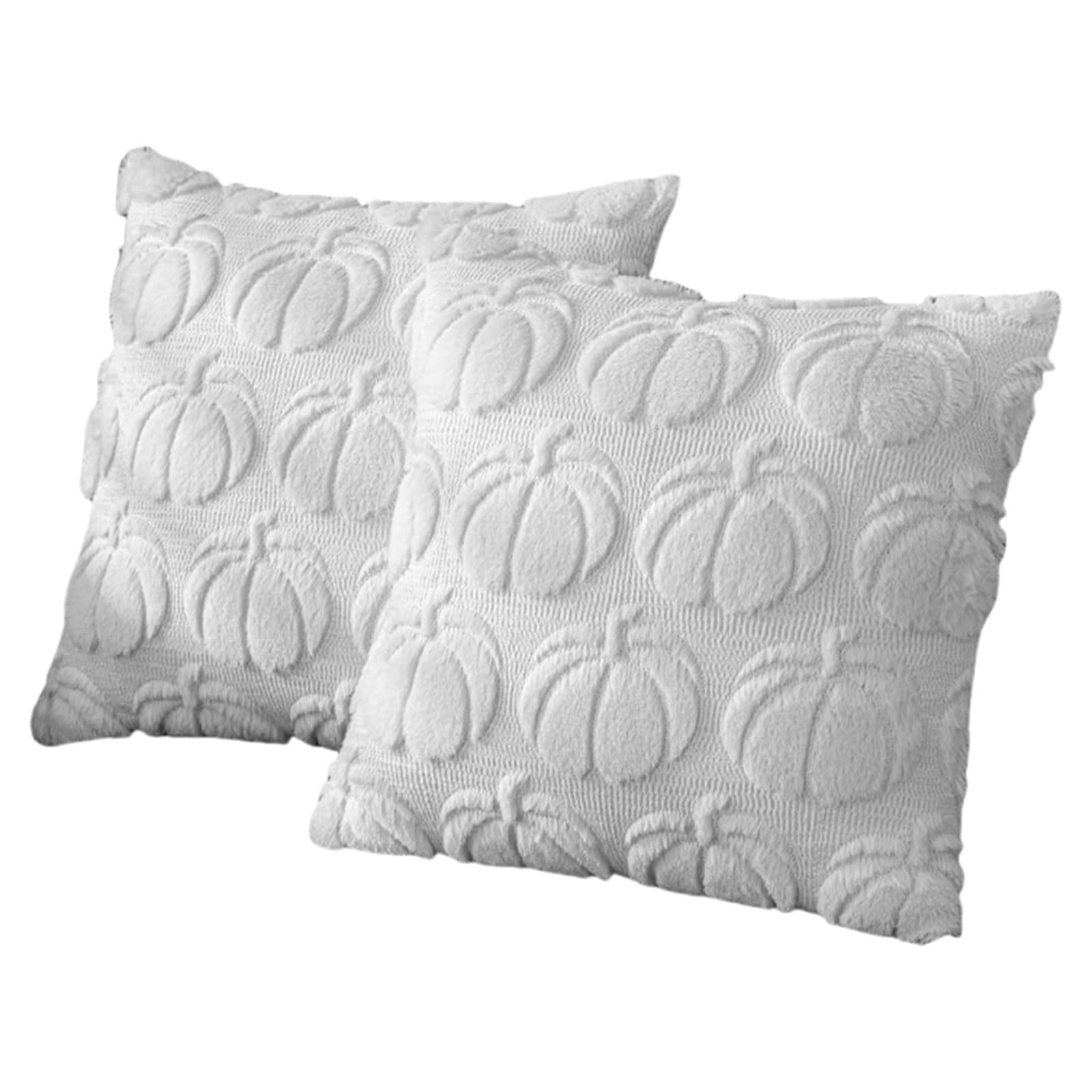 Yhplxyuus Autumn Pumpkin Cushions Covers 2Pieces, Soft Pillow Covers for Stylish Sofa and Bed Decors for Sofa Cushions Pumpkin Throw Pillows
