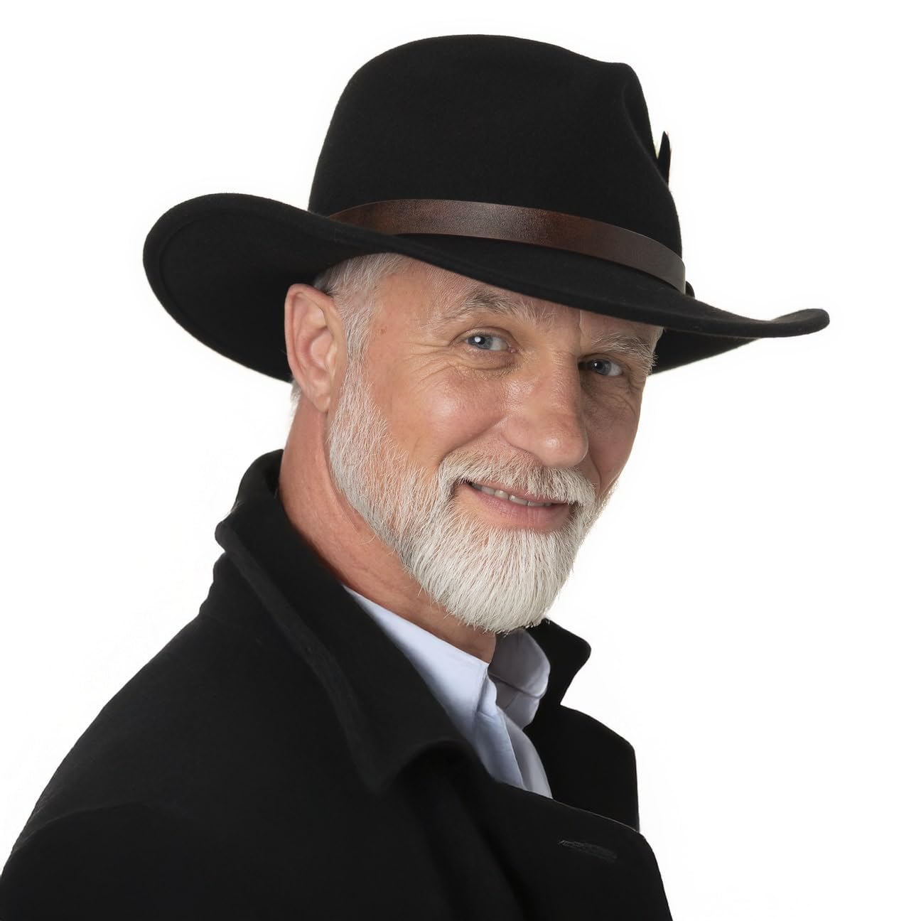Stetson Oklahoma Cappello Western Feltro di Lana Uomo 100% Feltro Idrorepellente Asahi Guard Traveller Ultraleggero Malleabile Estate Inverno