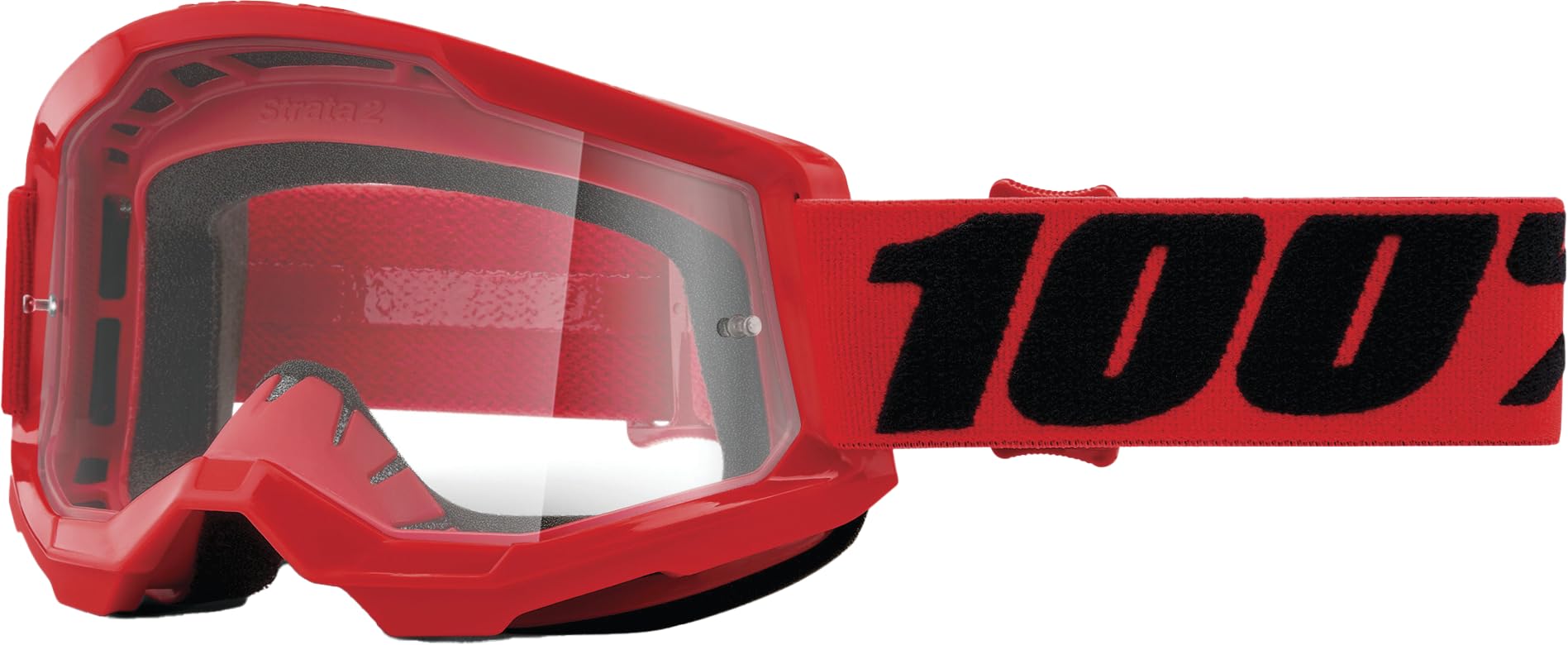 100% Strata 2 Motocross y Mountainbike-Schutzbrille - MX, MTB, Dirt Bike, Powersport