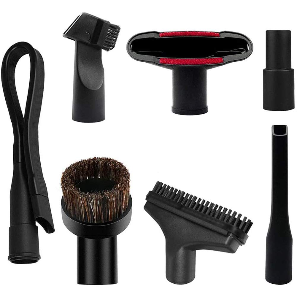 Kueohse Universal Replacement 32Mm (1 1/4 Inch Vacuum Attachments) And 35Mm (1 3/8 Inch) Vacuum Accessories Brush Kit 7Pcs