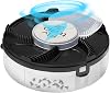 Electric Fly Trap Automatic Fly Catcher USB Rechargeable Powerful Catcher Indoor Safe Detachable Trap Silent Rotating For Bedroom Kitchen Farm, Décoration de jardin