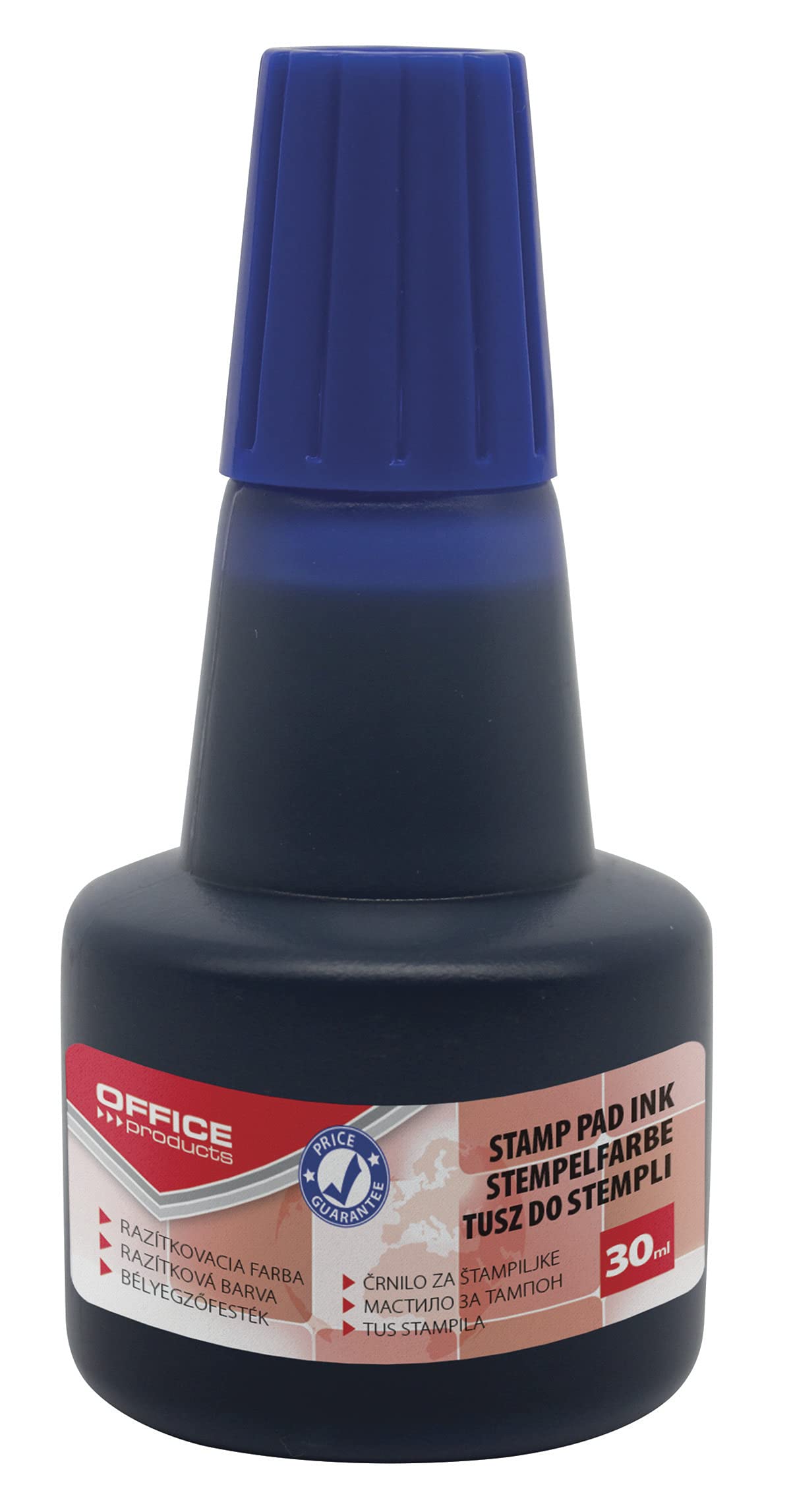 Stempelfarbe zum Nachfüllen für Stempelkissen 30 ml Blau Universale Stempeltinte 1 Stück