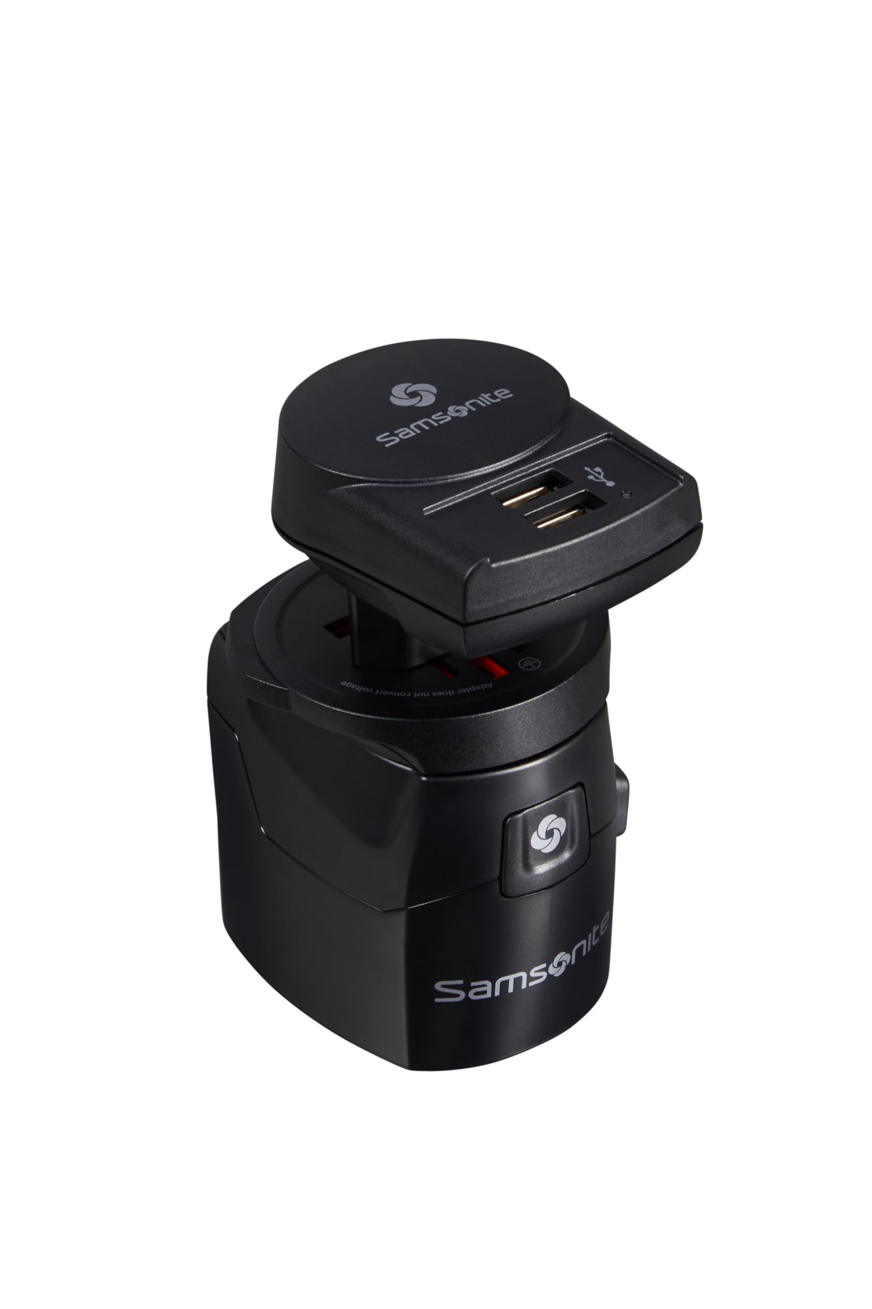 Samsonite Travel Accessories - World Adaptor Pro 3-P+USB, Schwarz (Black)