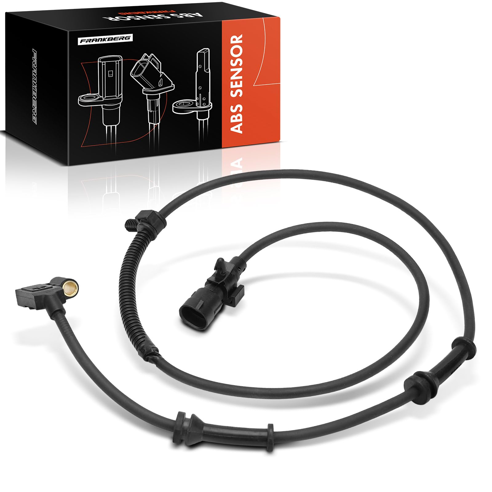 Frankberg Sensore ABS Velocità Ruota Anteriore Sinistra 56041317AB | Compatibile con: Grand Cherokee II WG WJ