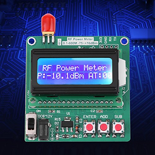 Rf Power Meter, 1 600Mhz, Frequency Attenuation Meter With Digital Lcd Display For Radio Frequency Detection, 75~16 Dbm #TOP28