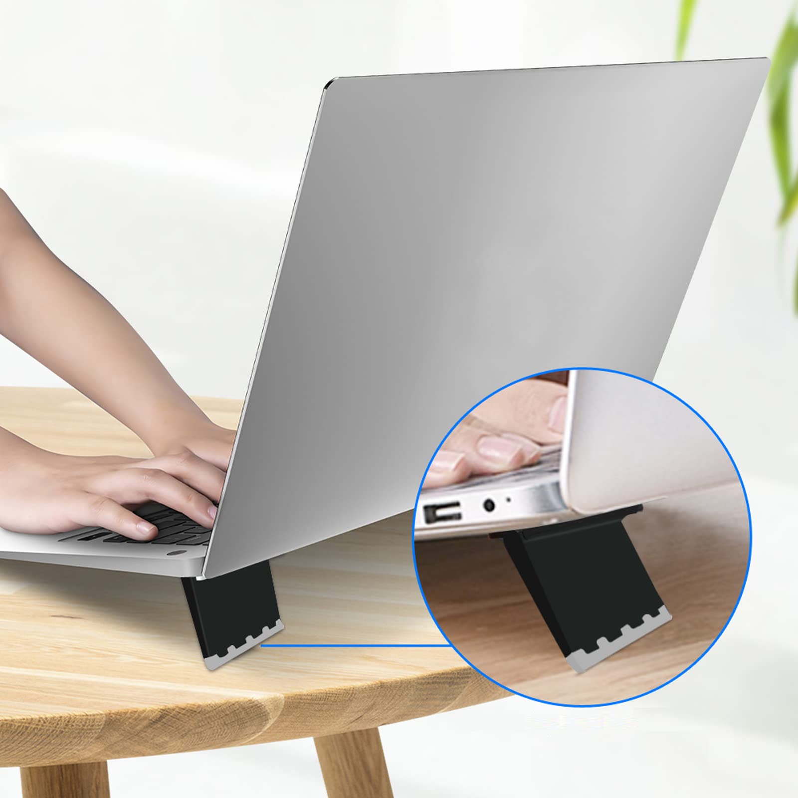 Supporto Pieghevole Per Laptop - Mini, Invisibile, Angolo 12°, Raffreddamento, Portatile - Foto 11