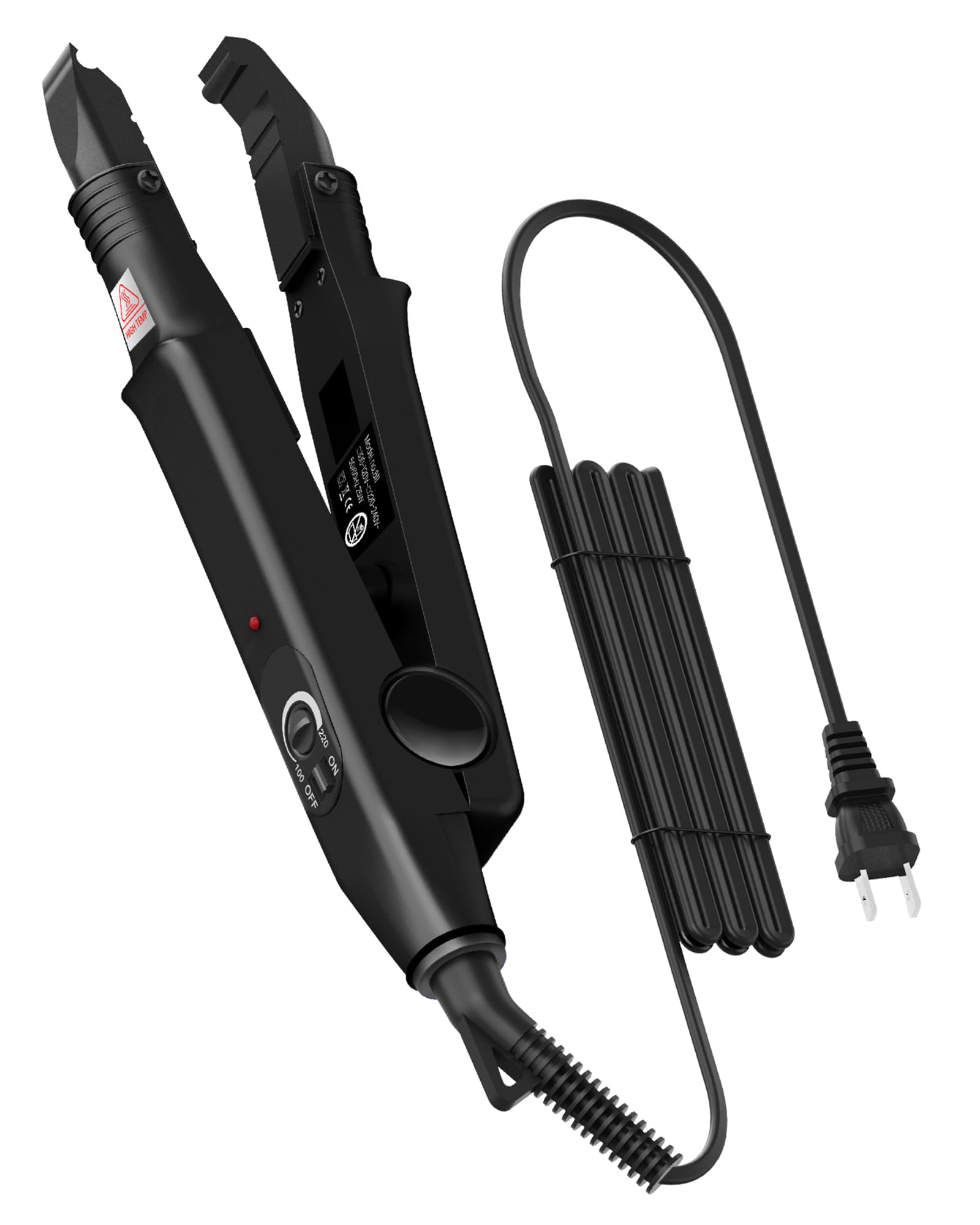 TopWigy Professional Hair Extensions Tool Hair Connector Fusion Heat Iron Connector Wand Temperature Adjustable Melting Tool with US Plug