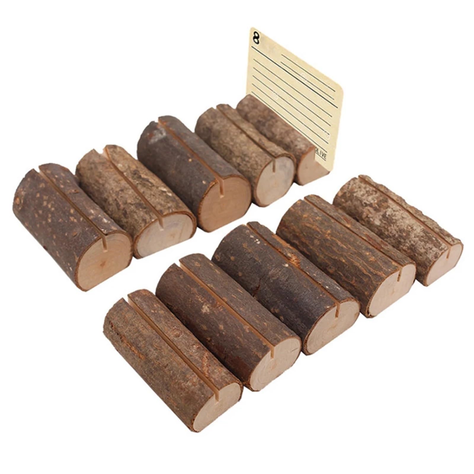 Tischkartenhalter aus Holz, 20 Stück, für Hochzeit, Namen, Tischkartenhalter, Clip, Fototisch, Nummernständer für Hochzeitstisch, Namensnummer, Bilder
