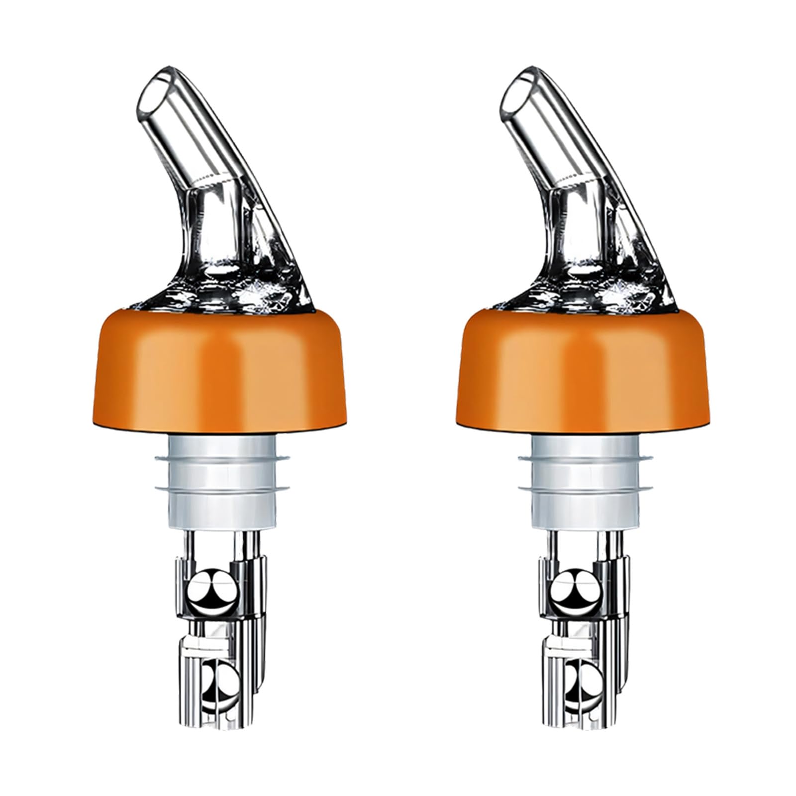 Kaeltsyn 2 Count Beverage Pourer Nozzle Safe Leakproof Automatic for Various Bottles Commercial Use Bottle Pourer