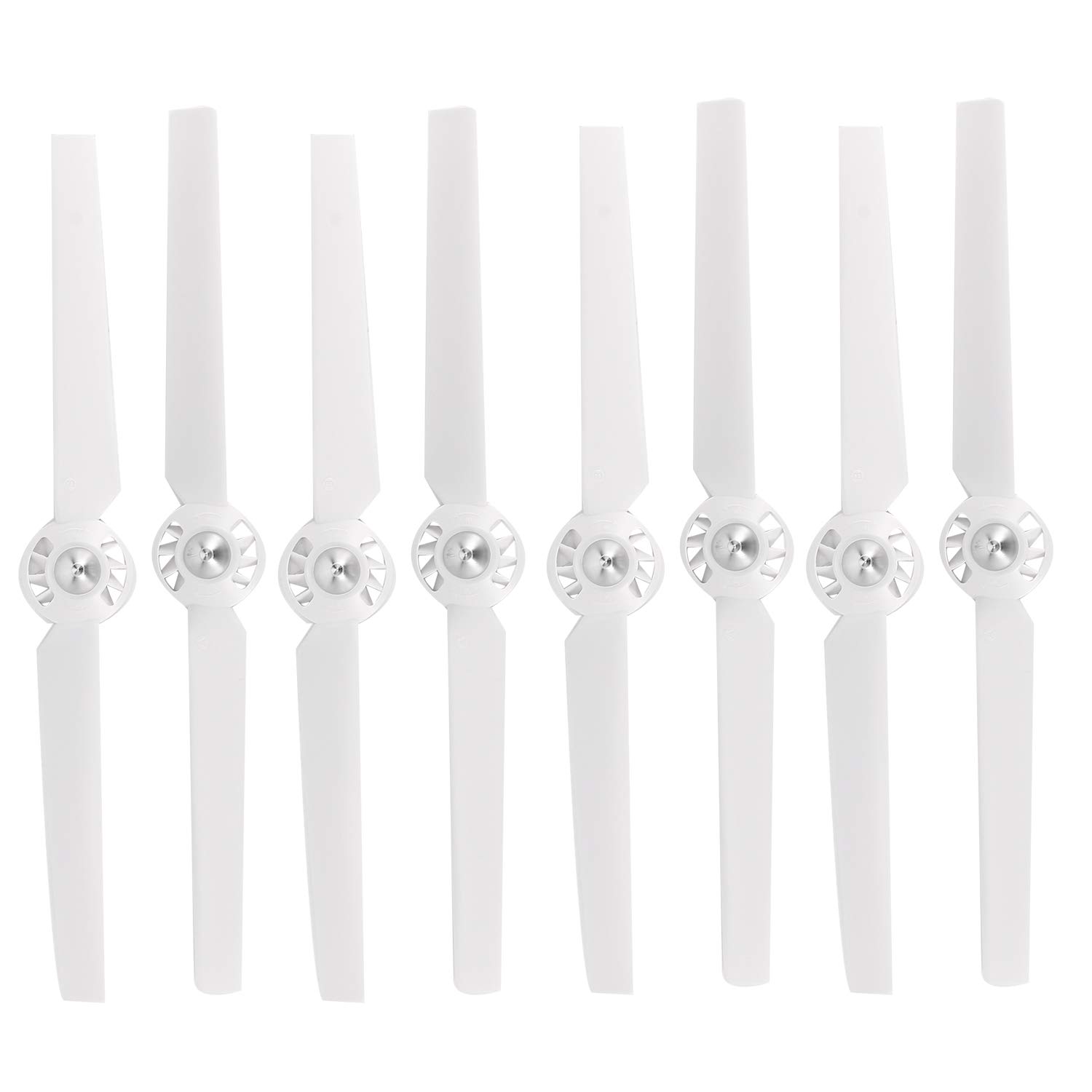 Fltaheroo 8Pcs Propeller for Yuneec Q500 Typhoon 4K Camera Drone Spare Parts Quick Release Self Locking Props Replacement Blade(White)