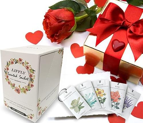 Miniatura 7 de Paquete de 14 sobres perfumados de lavanda para cajones y armarios, caja de regalo