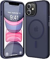 Vista 32 de Funda compatible con iPhone 14/13 [compatible con Magsafe y protección de grado militar] Funda delgada magnética translúcida mate para iPhone 13/14