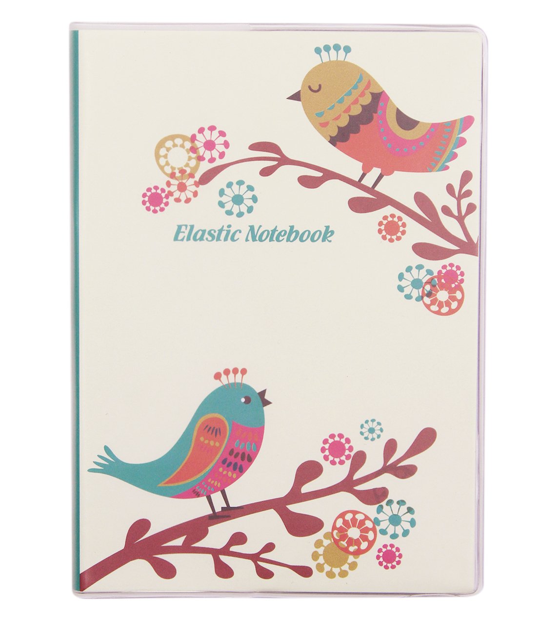 Cuddty Cute Singing Birds Personal Organizer Diary Notebook Journal Memo Notepad Record Book, A6 Size/54 Sheets