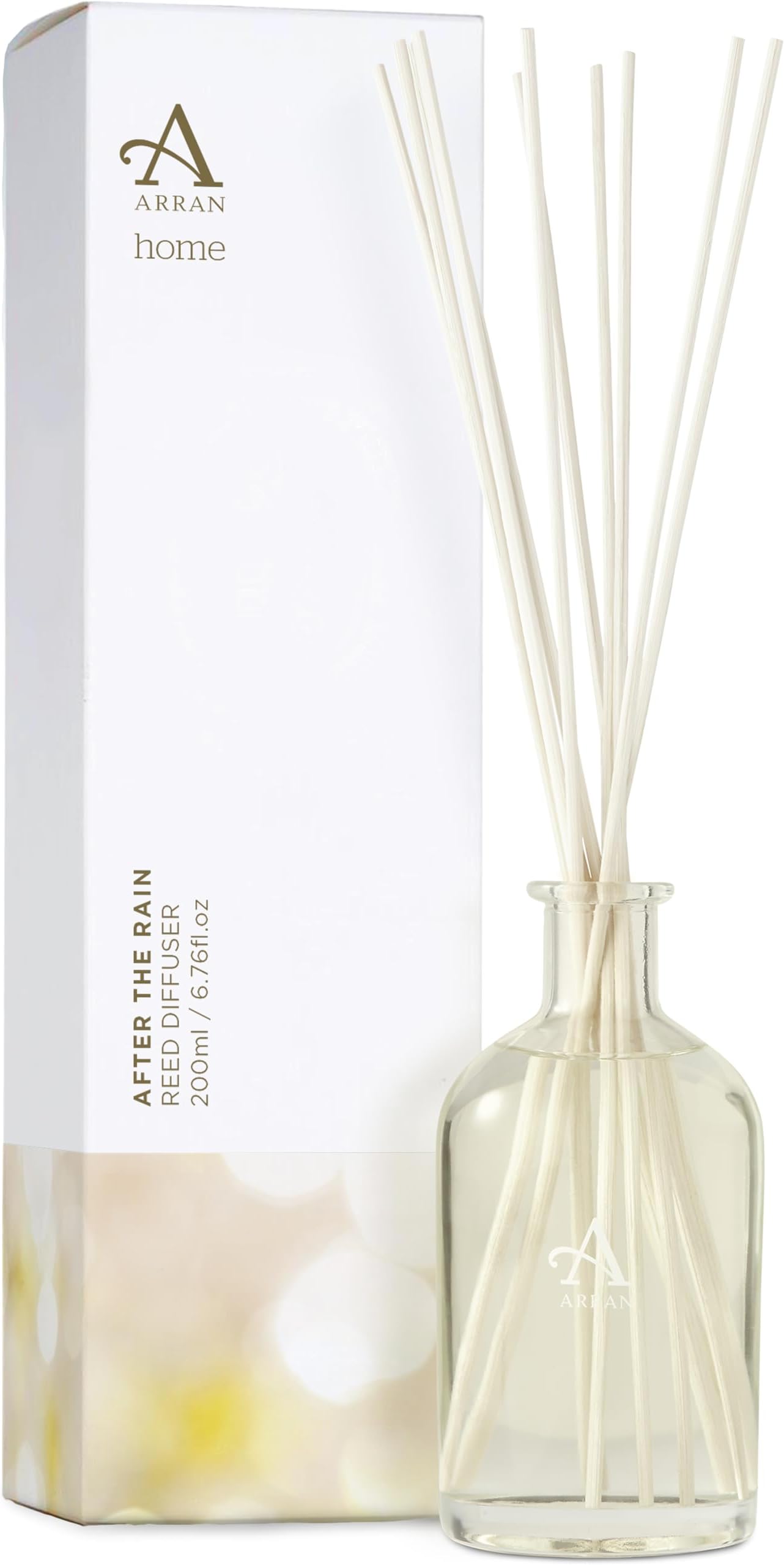 After the Rain Reed Diffuser (200ml) Fresh, Sensual & Gentle with Rose Petals, Musk, Floral Citrus & Soft Woods