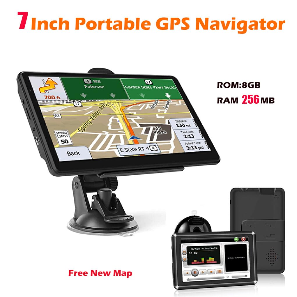 7 Zoll HD Touchscreen Auto GP S Navigator, Auto GP S Navigator, GP S Navigator, robuster 8G DDR256M FM Radio Navigator, Europakarte