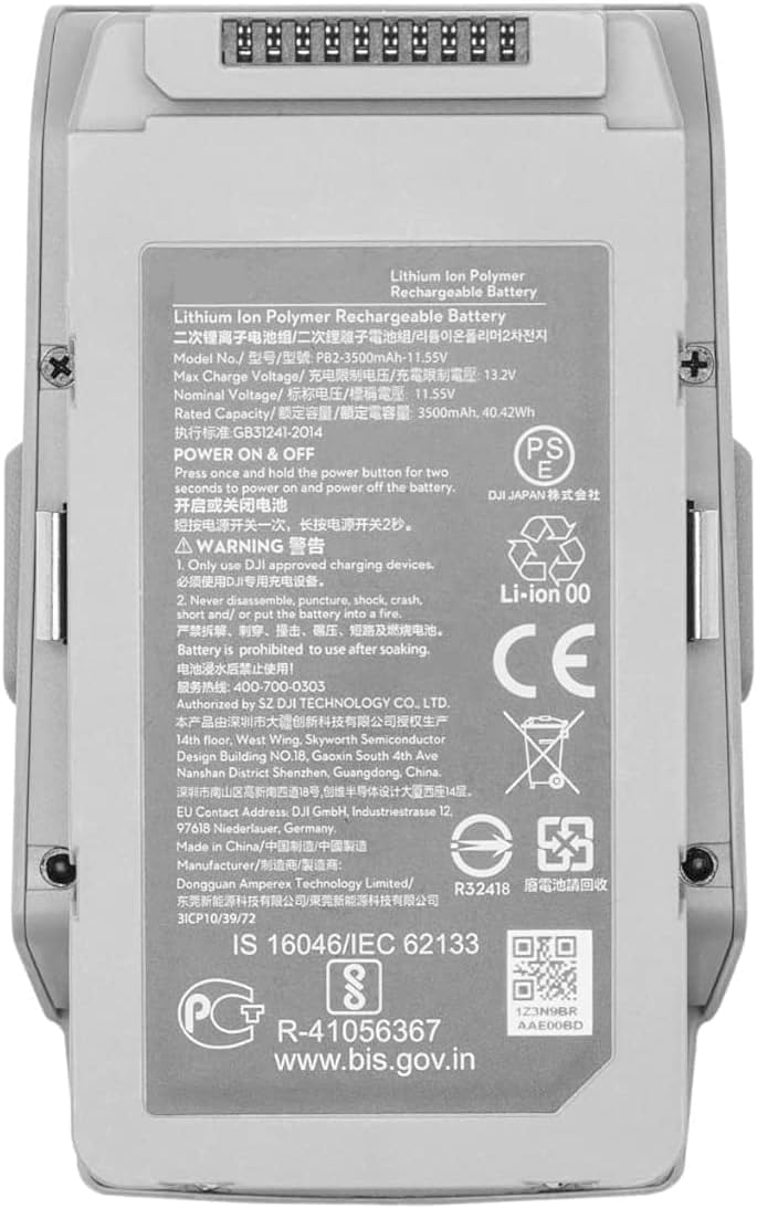 Battery for DJI Mavic Air 2/Air 2S Drone Acciaio Alta Capacità - Dettaglio