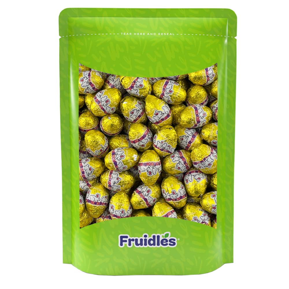 Easter Filled Bunny Bites Milk Chocolate, Happy Easter Day Eggs, Party Bag Fillers, Individually Wrapped, Kosher Certified Dairy (Peanut Butter Filled Bunny Bites, 5 Pounds)