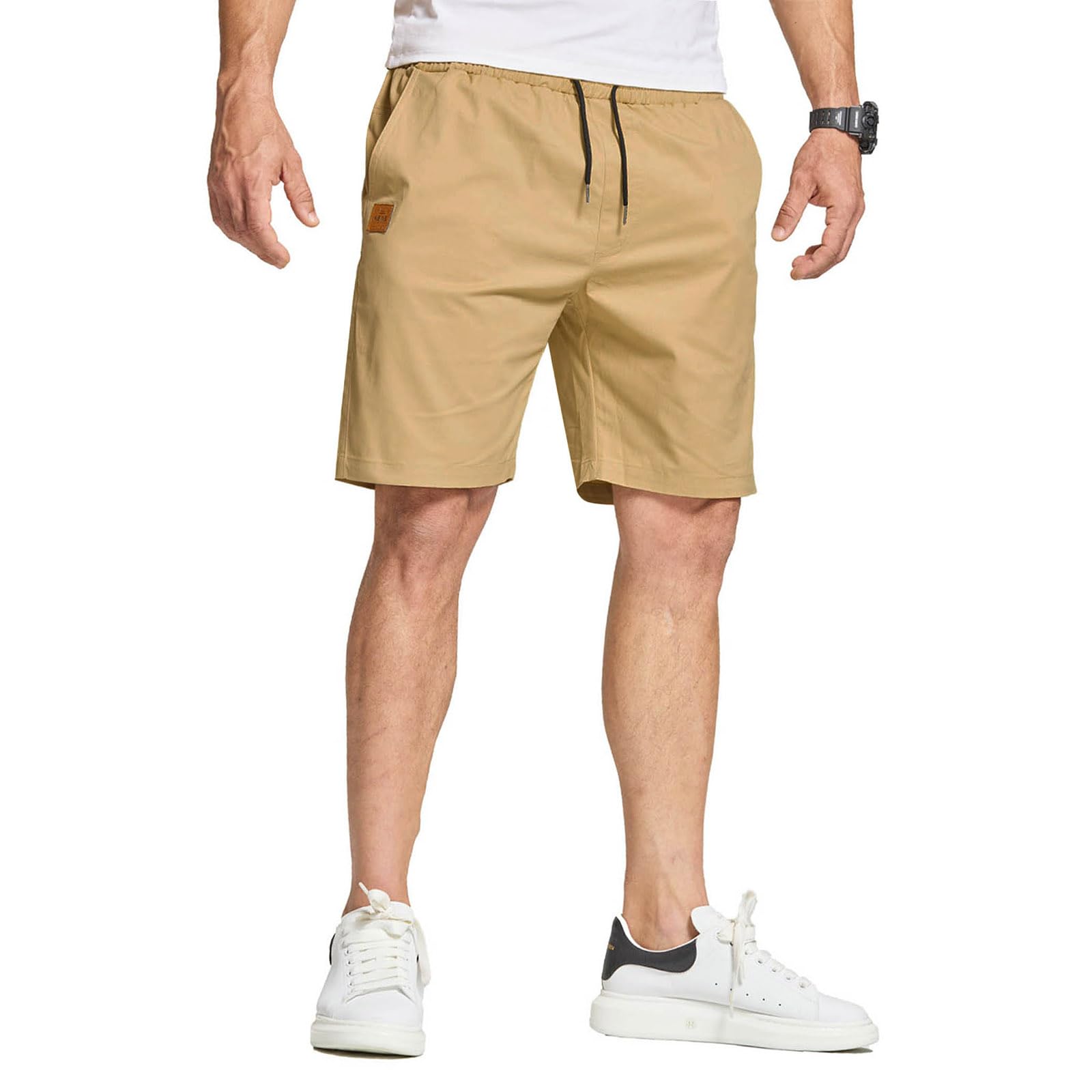 JustSun Pantaloncini Uomo Estivi Shorts Uomo con Tasche Cotone Leggero