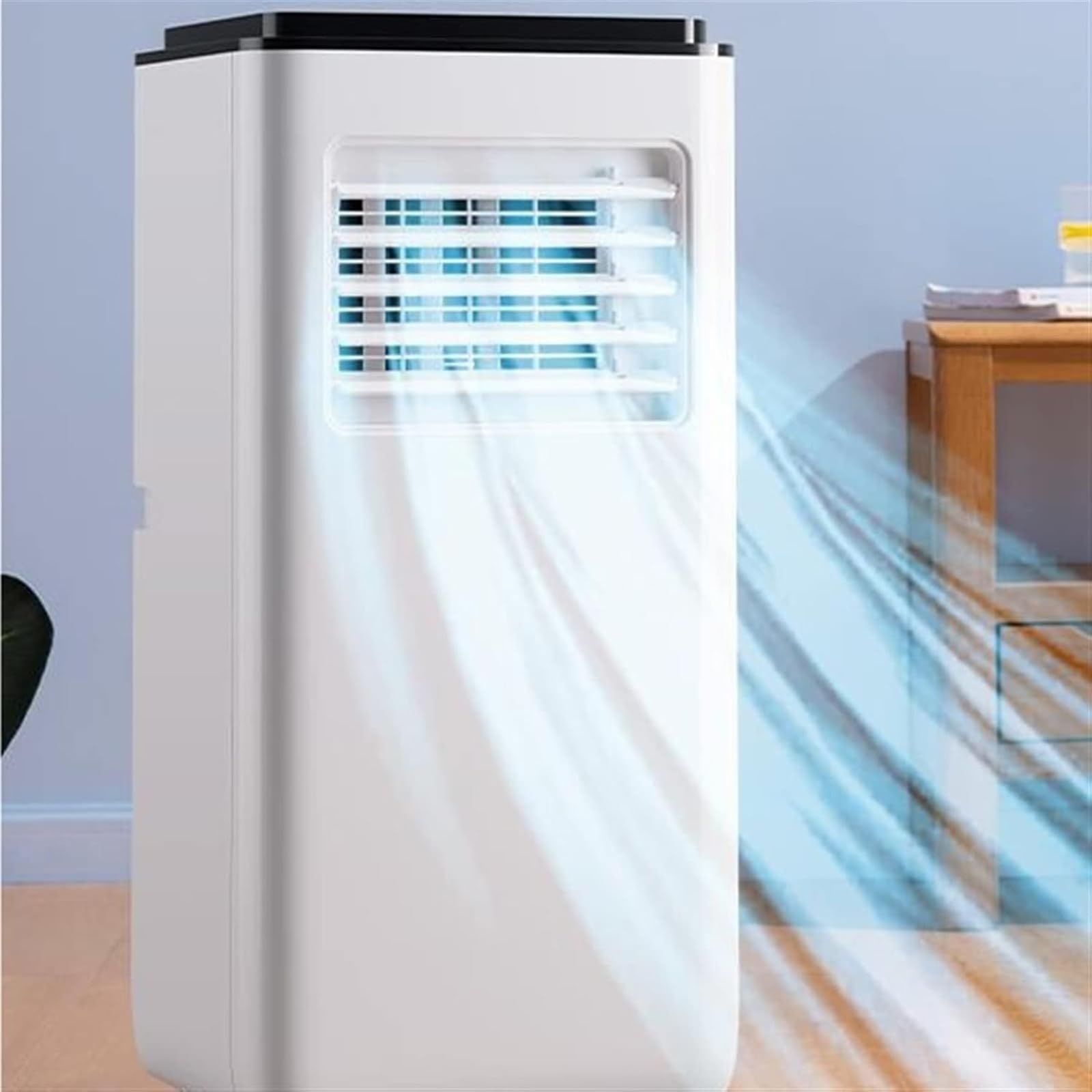 Condizionatore Portatile 12.000 Btu con Ruote E Telecomando, unità Mobile 4-in-1 con modalità Raffreddamento, Riscaldamento, Ventilazione E Deumidificazione per Soggiorno, Ufficio