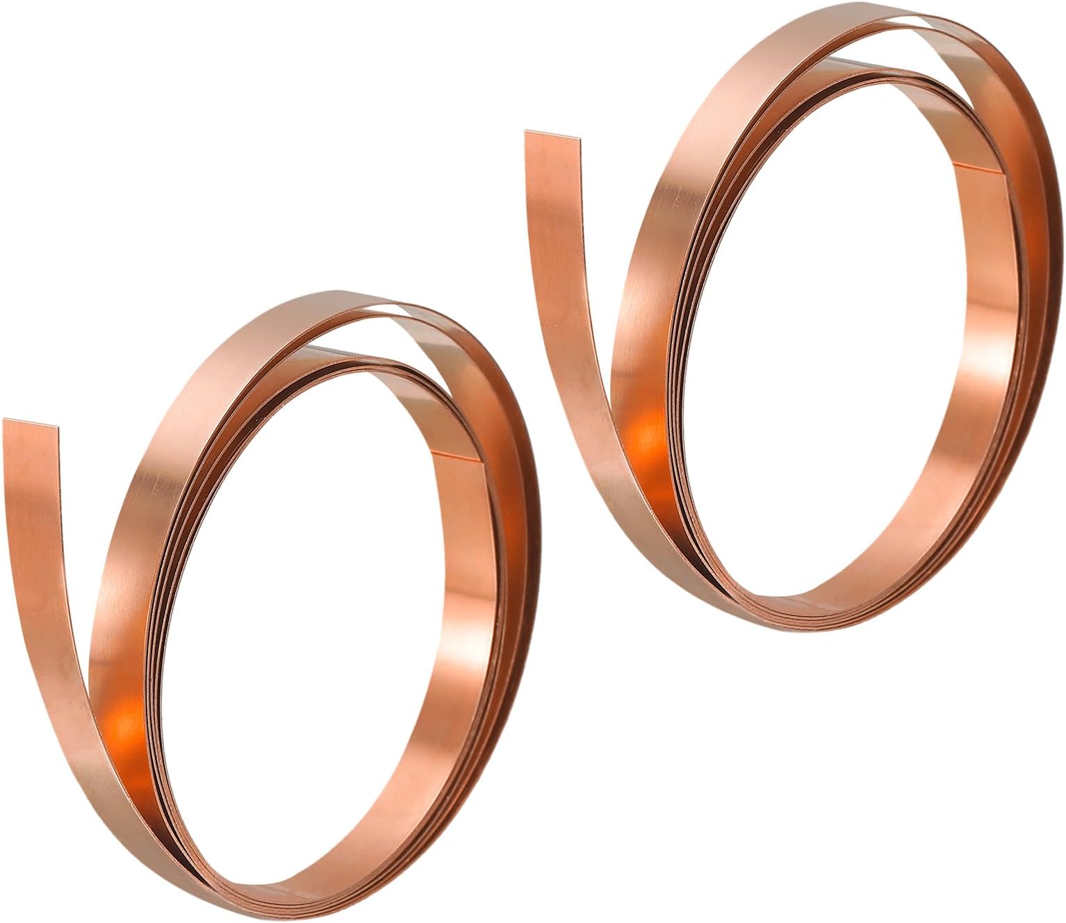 uxcell Copper Sheet Roll, Metal Foil Plate 1000mm x 5mm x 0.5mm 2pcs