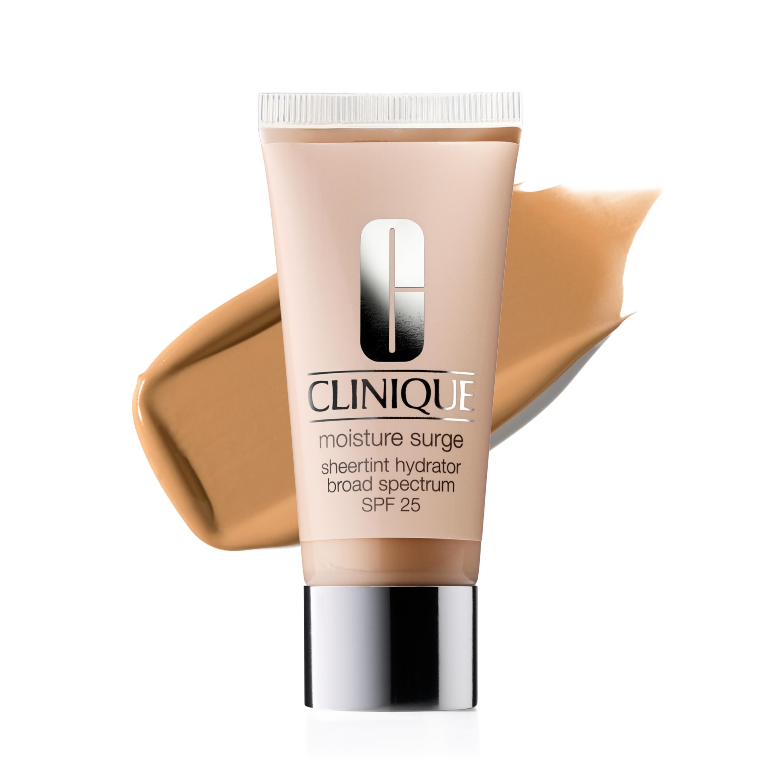 Clinique Moisture Surge™ Sheertint Hydrator SPF 25 | Getönte Tagescreme Feuchtigkeitspflege mit LSF 25, mit Hyaluronsäure und Aloe-Wasser | leichte Deckkraft + natürliches Finish, 40 ml
