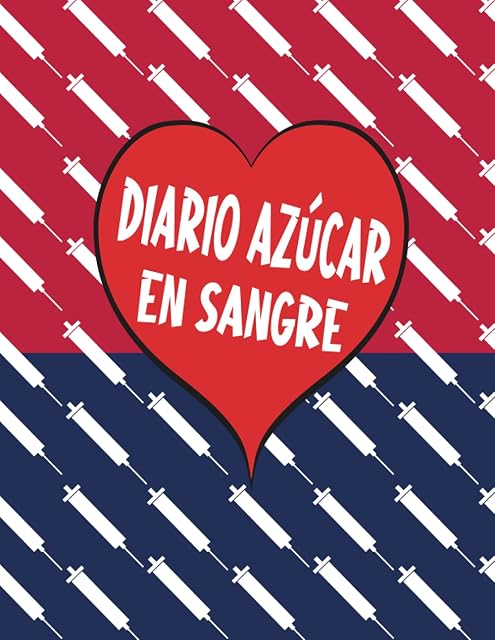 Portada de Diario Azúcar en Sangre: Cuaderno Control de Glucosa en Sangre - Diario de Diabetes - 111 Semanas - Desayuno, Almuerzo, Cena, Hora de Dormir - Espacio para Notas