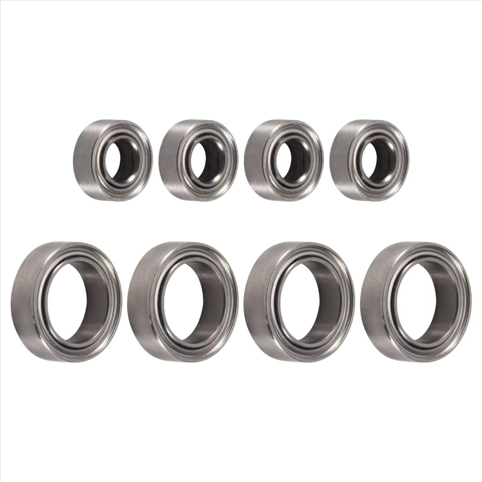 Rodamientos Auto RC para HSP para Himoto E18 para WLtoys A949 A959 A969 A979 A959-B A949-33 1/18 8 Piezas Rodamientos Bolas 4X8X3mm 8X12X3.5mm Repuestos Coche RC