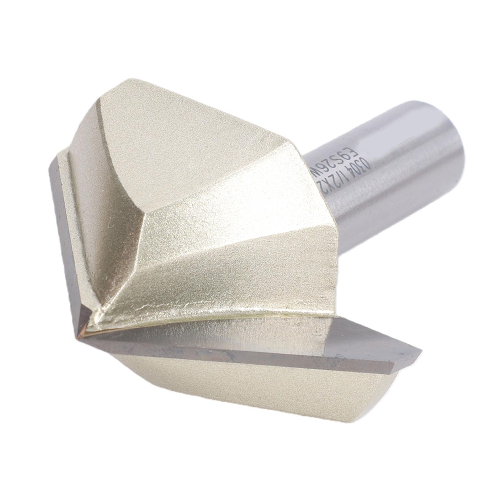90 Grad V Nutfräser mit 1/2 Zoll Schaft für Professionelle Tischler und Diy Bastler Schneidet Holz Mdf Sperrholz Kunststoff Weiche Metalle Konstruktion Aus Wolframstahl