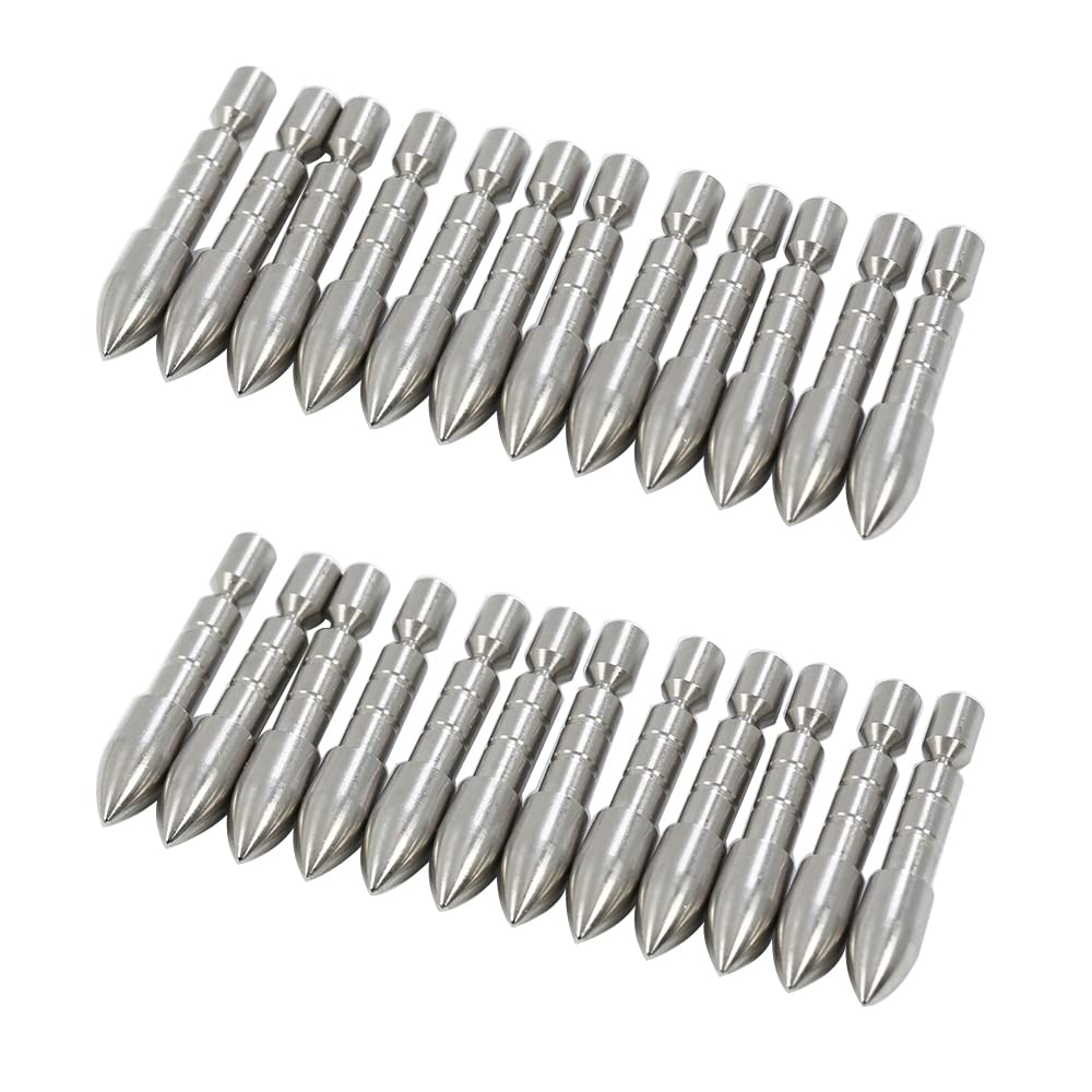 BICASTER Pointes de flèches ID 4,2 mm à Coller - 24 pièces