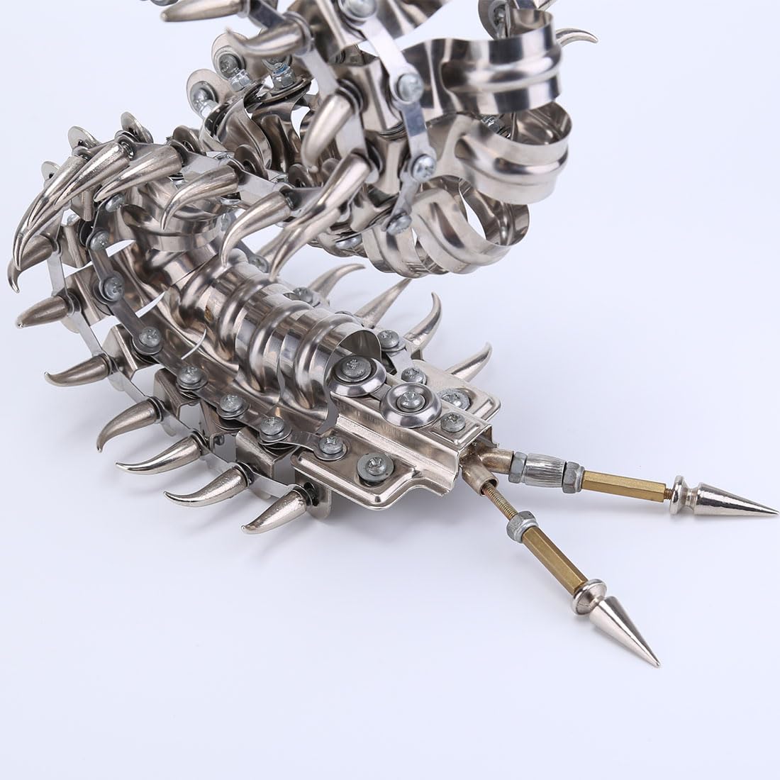 3D Metall Puzzle Insekten, Steampunk Bug Mechanisch Tausendfüßler Modellbausatz, DIY Montageblock Puzzle Geschenk Schreibtischdekoration
