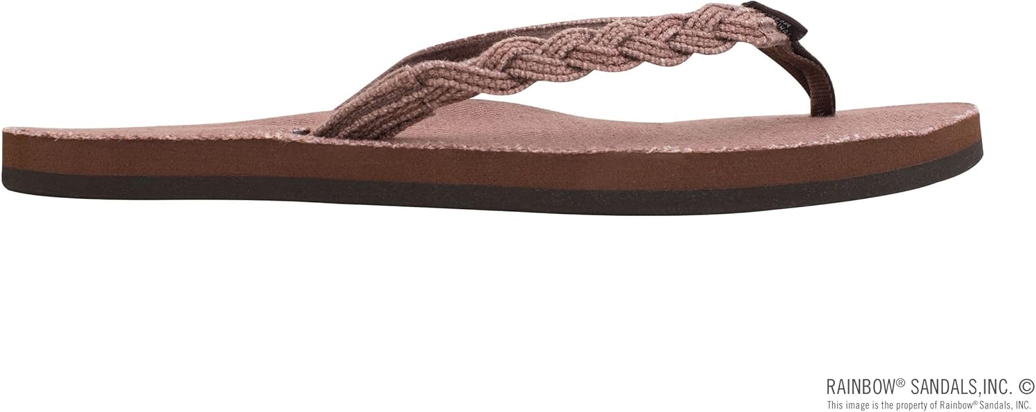 Rainbow Sandals Women's Single Layer Hemp Flirty Braidy