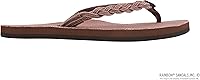 Vista 4 de Rainbow Sandals Braidy coqueta de cáñamo de una sola capa para mujer