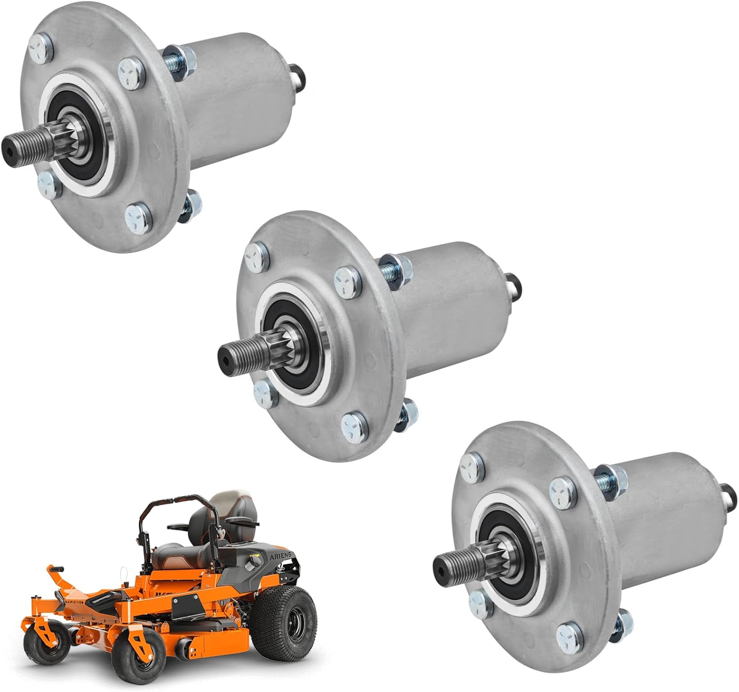 30138800 Mower Deck Spindle Qty3 for Gravely ZTX 42" 48" 52"/ ZT XL 42", for Ariens Ikon 42" 48" 52" 60"/ Onyx 52"/ Select 42" 52" Ride-On Zero Turn, Mower Spindle Replaces 810CSP2416N