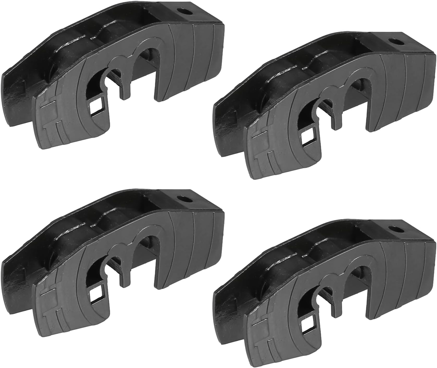 ACROPIX Universal Front Wiper Blade Arm Adapter Clip Type-A - Pack of 4 Black