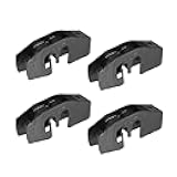 Universal Front Wiper Blade Arm Adapter Clip Type-A - Pack of 4 Black