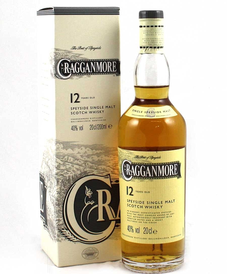 12 Year Old Single Malt Scotch Whisky | 40% vol | 20cl | Malty Taste | Speyside Whisky with Hints of Wood Smoke & Sandalwood | Single Malt Whisky | Long Finish