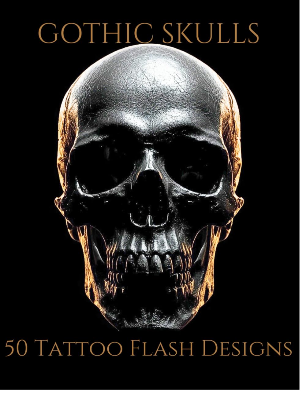 Gothic Skulls: 50 Tattoo Flash Designs