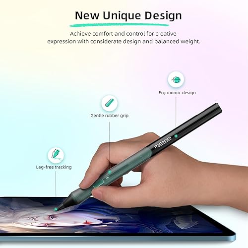Miniatura 2 de Metapen D1 iPad Pencil for Apple iPad 10th9thErgonomic Grip & App ControliPad Stylus Pen for iPad Air 543, iPad Pro 11" 14th & 12.9" 3rd, Replace