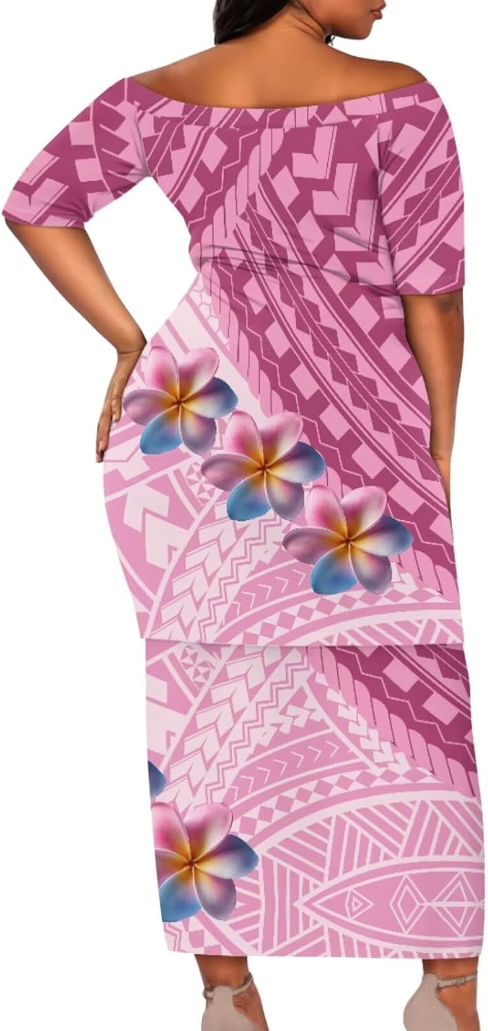 Samoa Couple Outfit Puletasi Samoa Dress Polynesian Shirts for Men Puletasi Samoan Traditional Dress Hawaiian