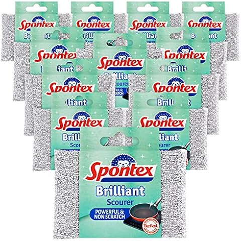 Spontex Brilliant Scourer Pad (Pack of 12) Cover
