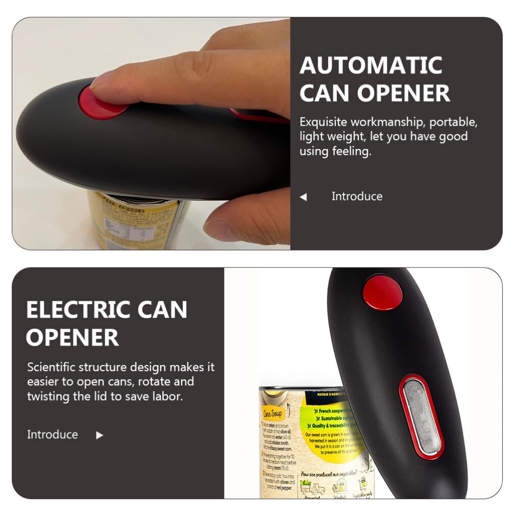 Apriscatole Elettrico Automatico da Cucina in Acciaio Inox