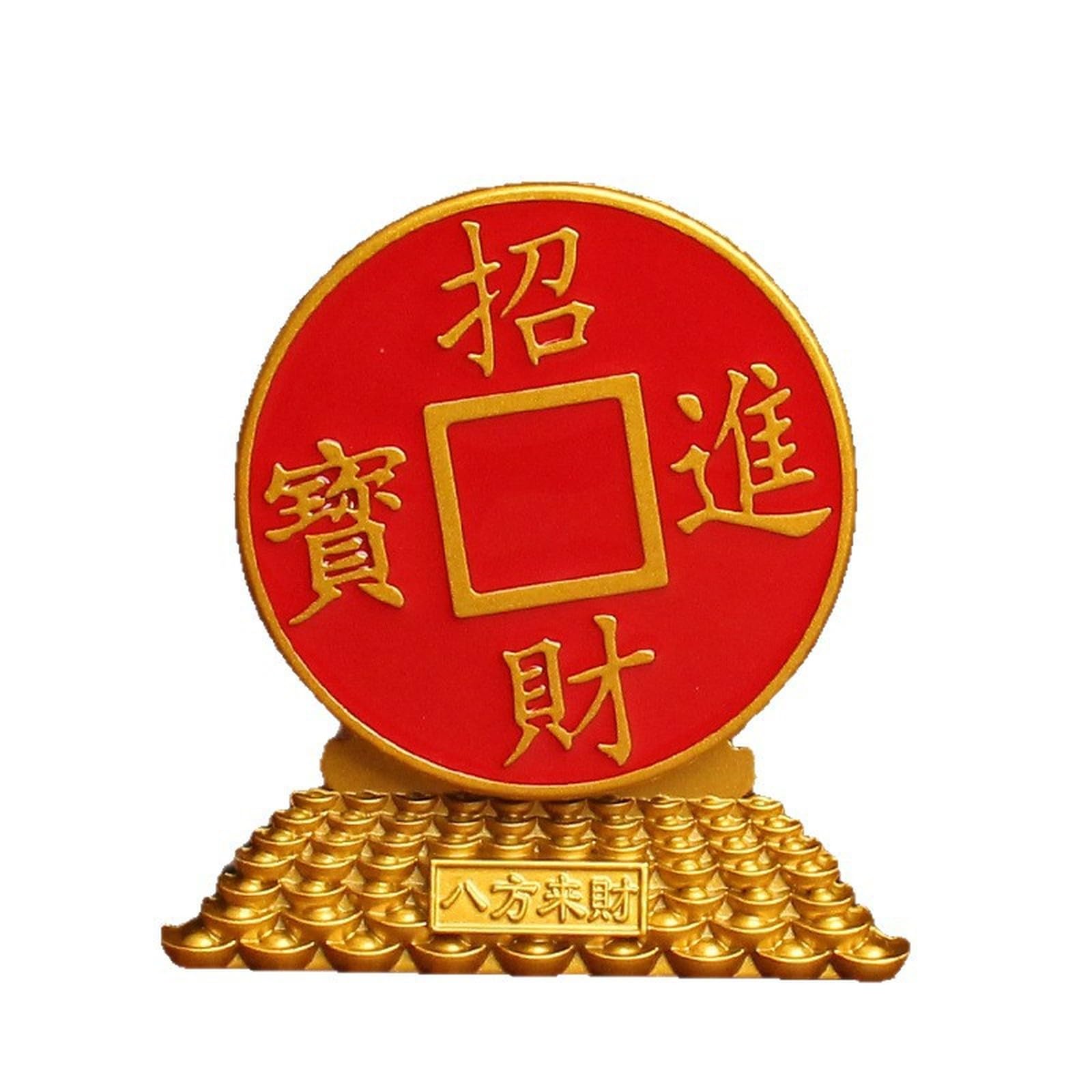Nbklswsui Men's Handmade Brass Rotating Ornat Sculpture For Office Desk&Man Cave Vintage Decor Unique Feng Shui