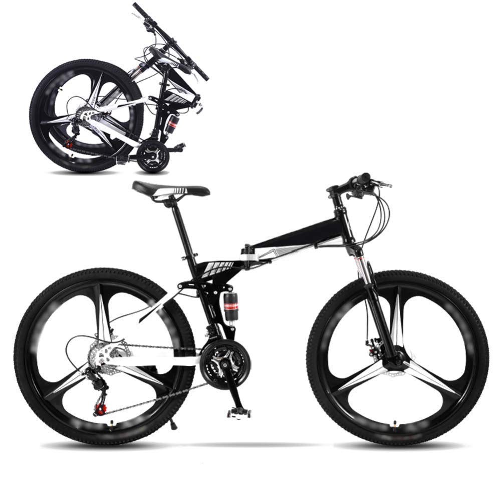 Amazon.co.jp: 折り畳み式の自転車24-26インチ、オフロード用衝撃吸収