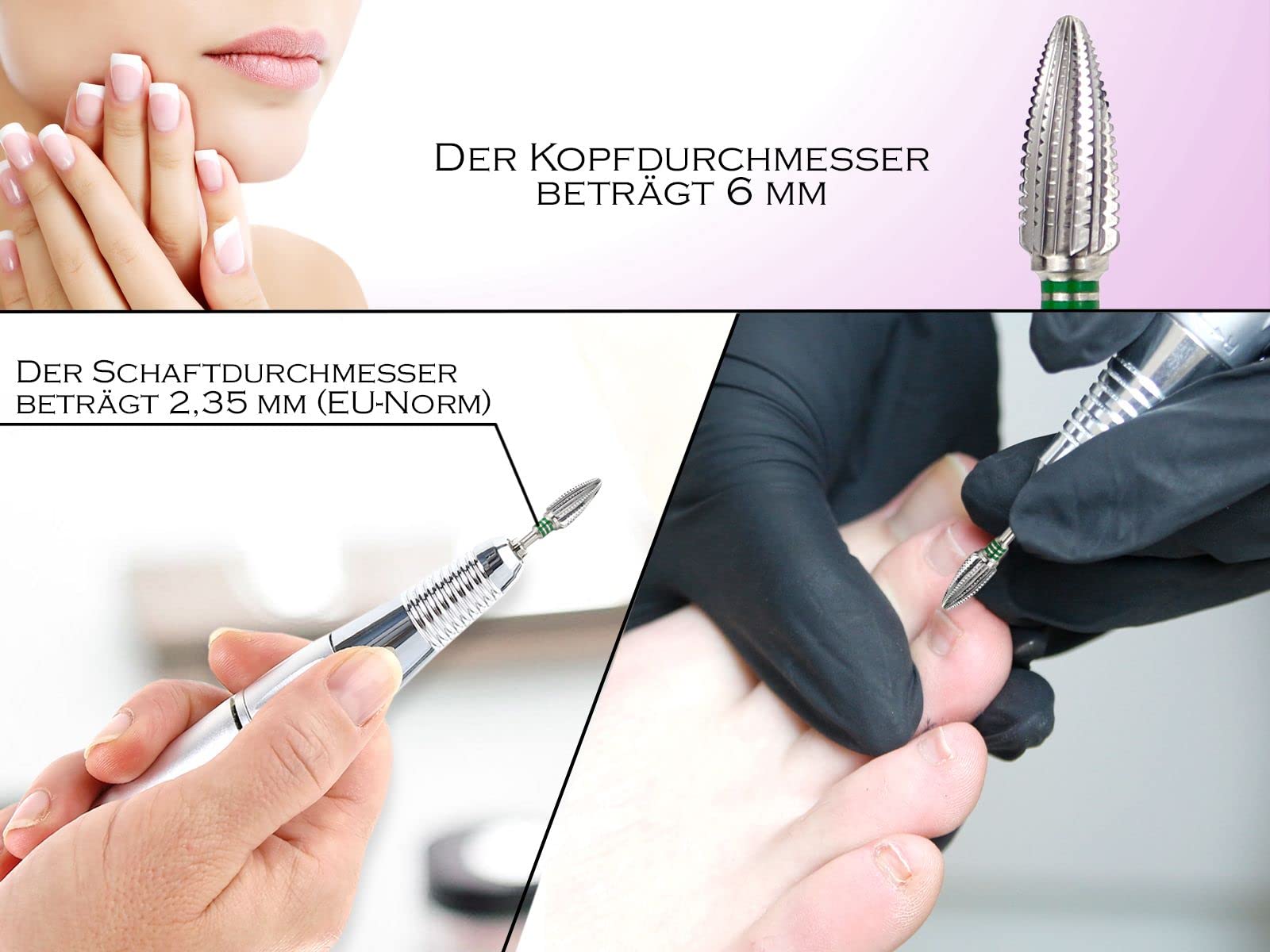 Premium HM-Fräser in Zapfenform mit grober Querhiebverzahnung 20.000 U/min