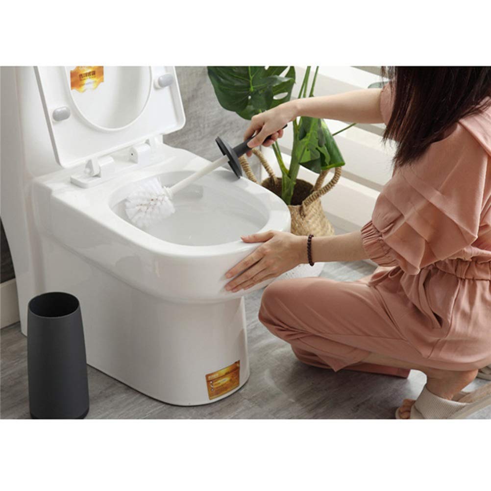 Spazzola da Toilette, con Attrezzature per la Pulizia Della Casa Di Base per il Bagno, il Bagno Di Washroom Facile da Pulire Nero